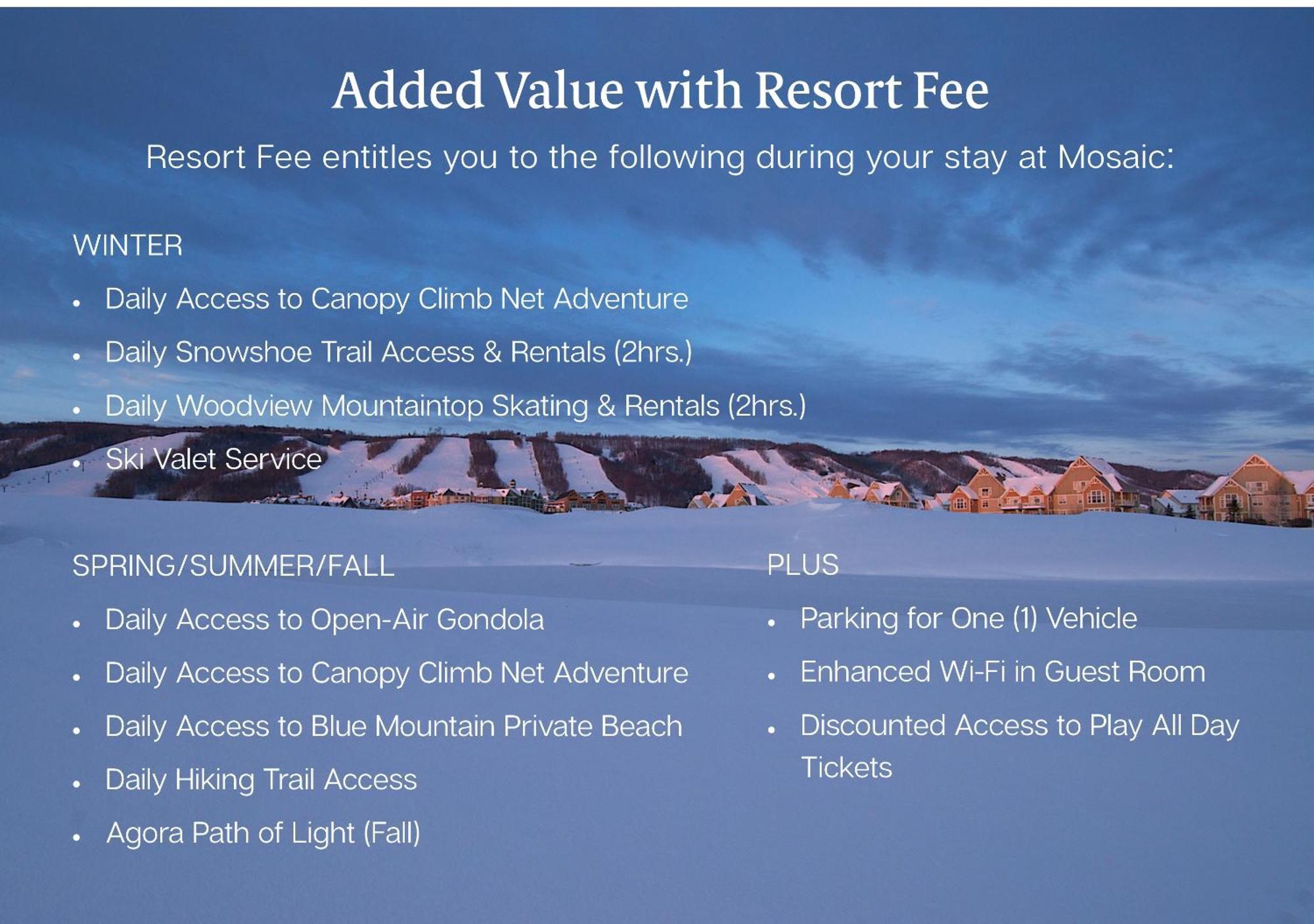 Blue Mountain Resort Mosaic Suites Blue Mountains Ngoại thất bức ảnh